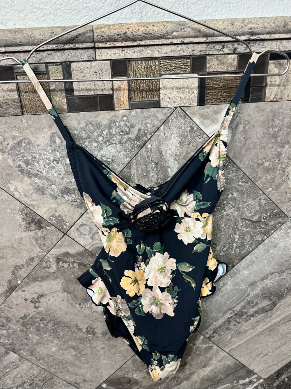 Montce Devin Rosa Ruffle One-Piece Swimsuit - Picture 5 of 7